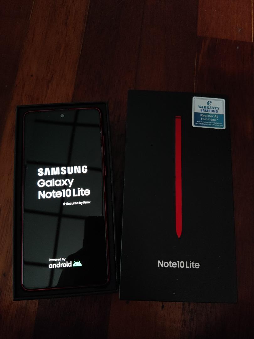 Samsung Galaxy Note 10 Lite Red 128gb