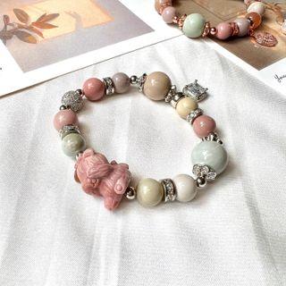 “See-no-Evil Bear” Alashan Bracelet