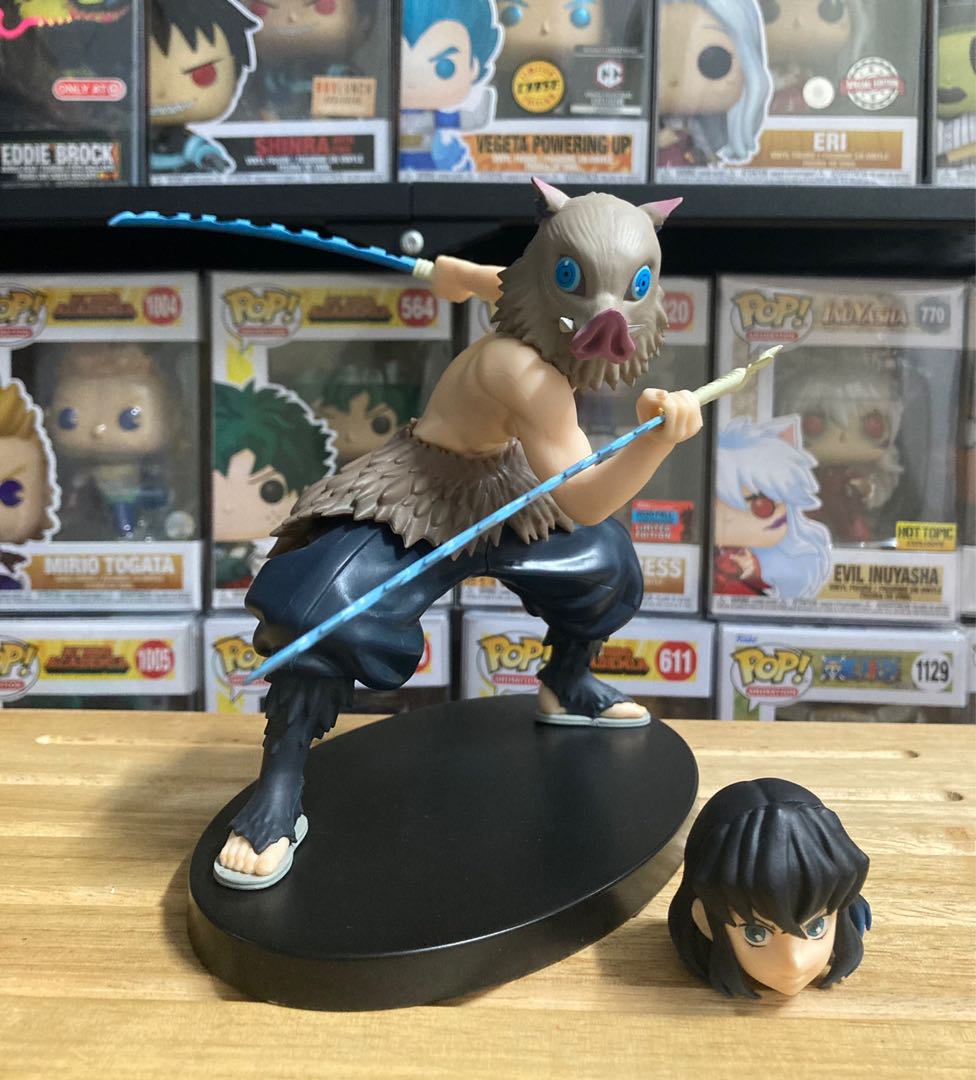 SEGA SPM Demon Slayer Kimetsu No Yaiba Inosuke Hashibira Figure (With ...