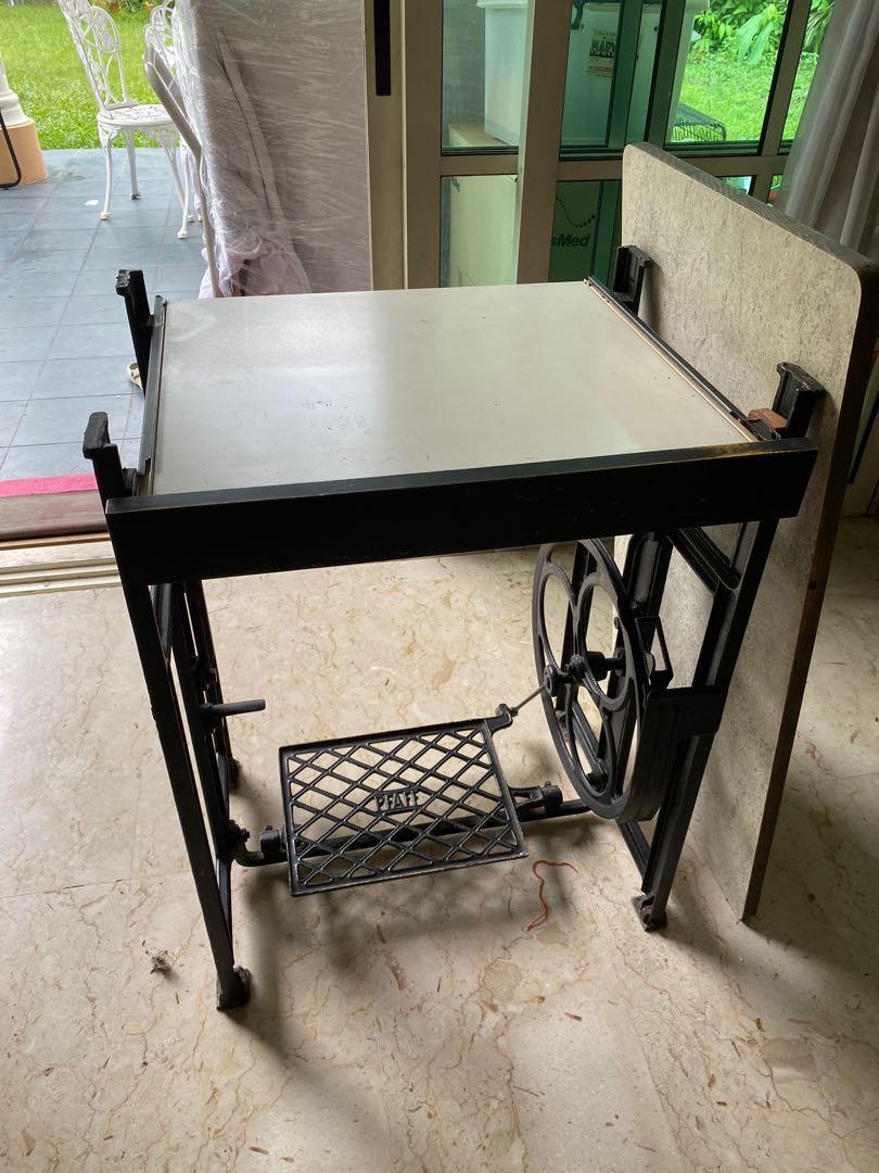 Sewing machine leg, Furniture & Home Living, Furniture, Tables & Sets on Carousell