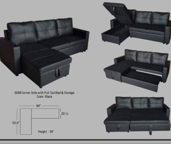 Sofabed with pull out and storage (Category: Sofas) located in Pasay City. Submitted by cherry_nicole (Listing ID 1174874467, Image 3). Description: 26,000 only sofabed with pull out and storage gray black brown https://www.facebook.com/farrofurnitures/ For other available items 👍👍 09977258106 ‼️‼️ WAREHOUSE PRICE ‼️‼️ 💯 BRAND NEW ITEMS 💯 ✅ Imported items ✅ Free delivery and assemble with in metro manila ✅ Plus delivery charge in CAVITE , BUL