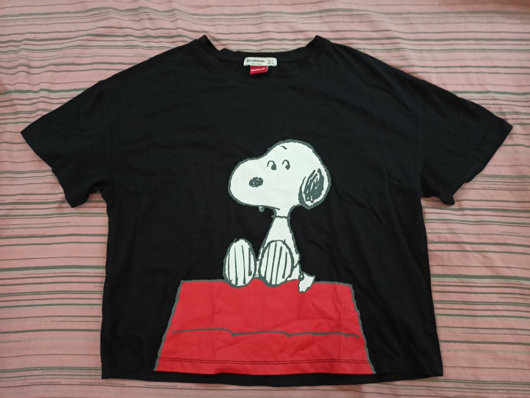 stradivarius snoopy t shirt