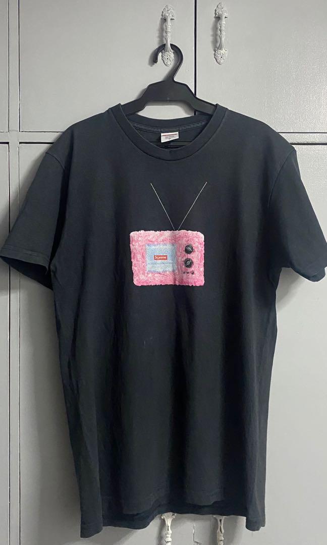 Supreme tv outlet tee pink