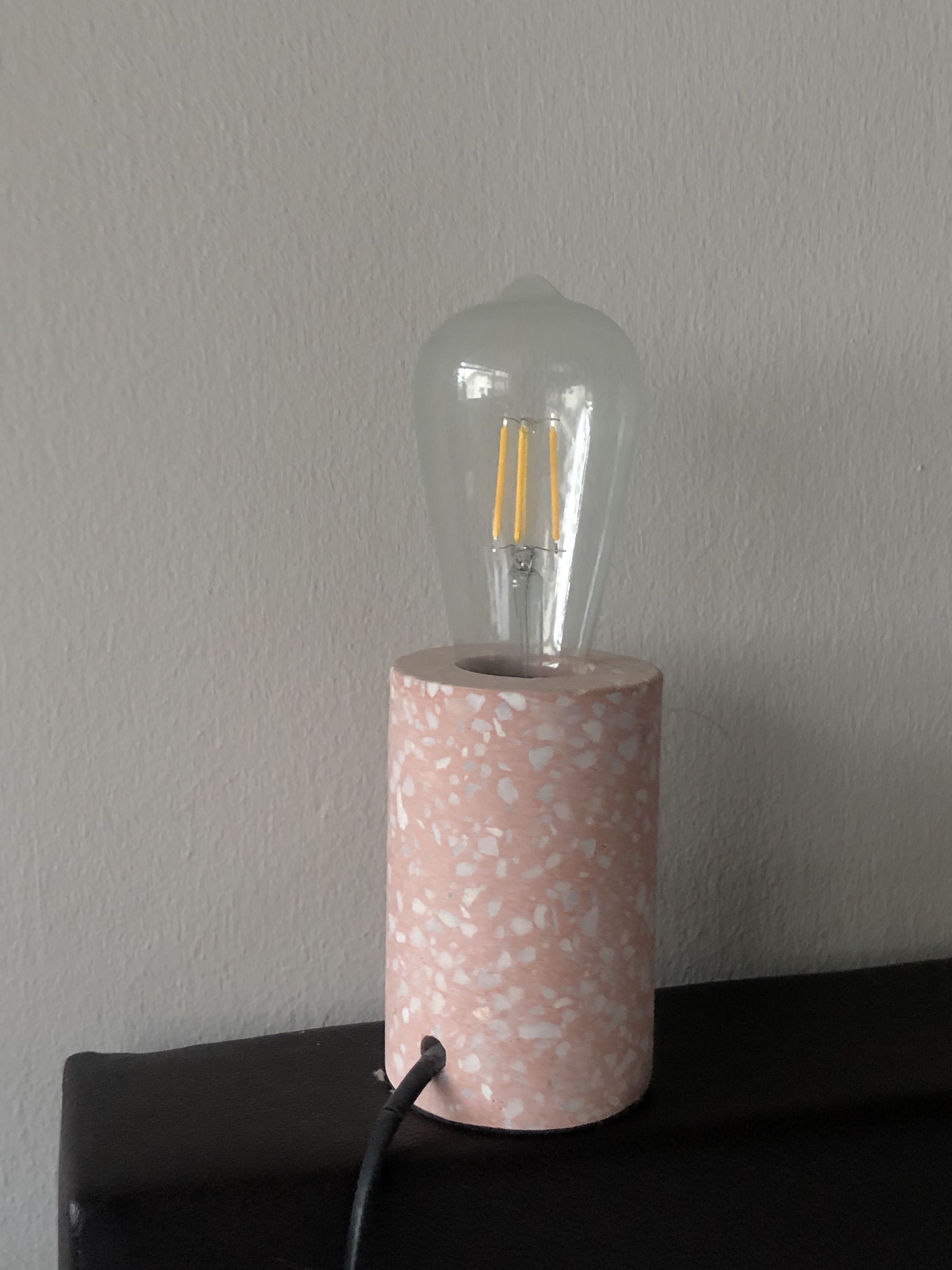 terrazzo base lamp