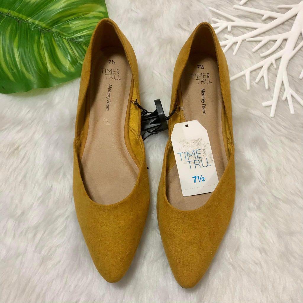 Time and tru memory foam new arrivals flats