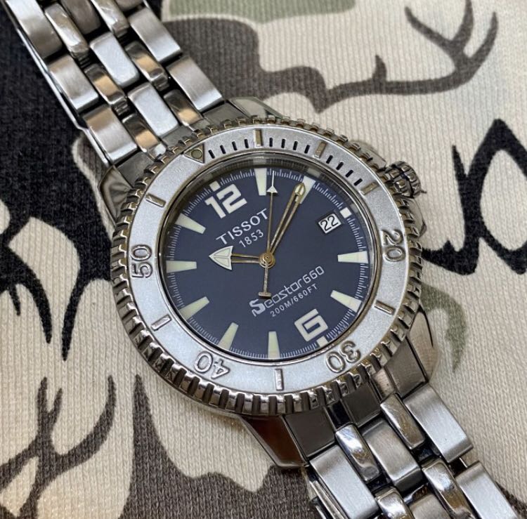 Tissot seastar 660 quart rare item watch