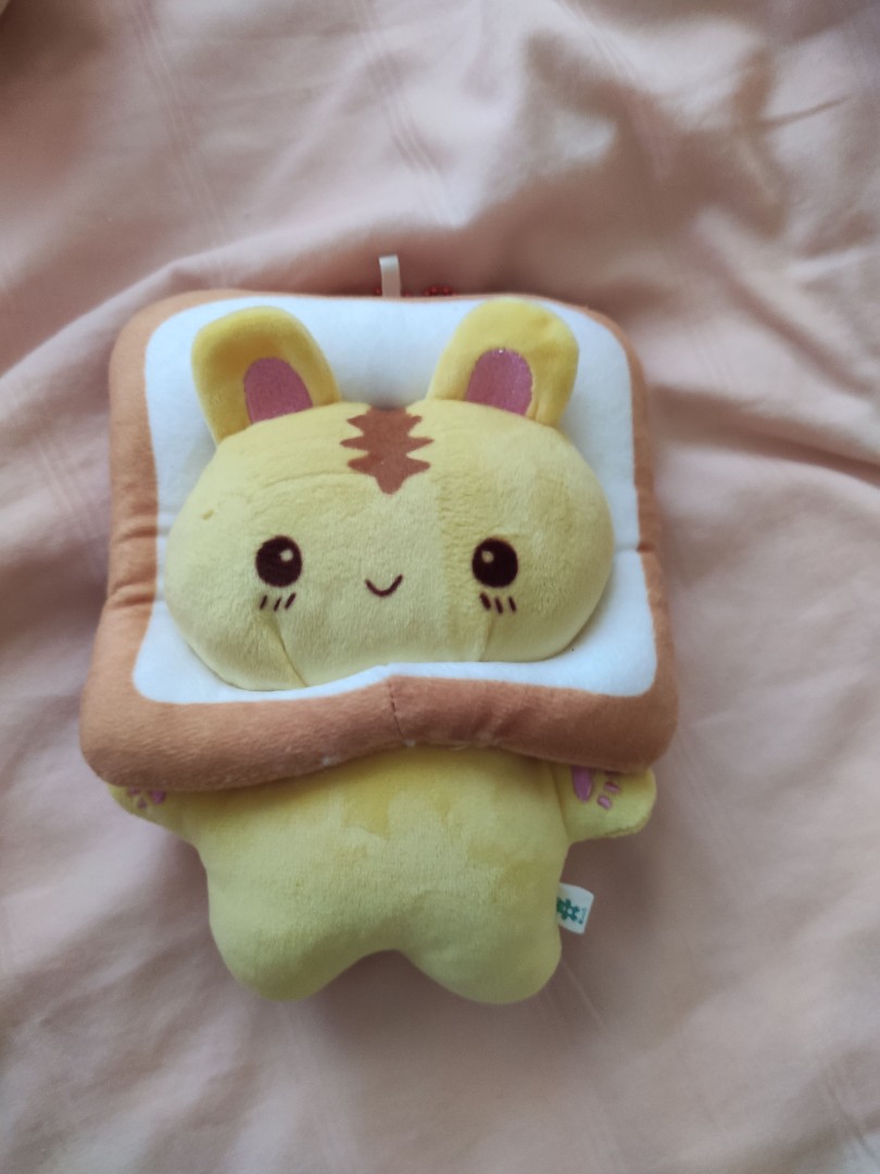Toast Plushie, Hobbies & Toys, Toys & Games on Carousell