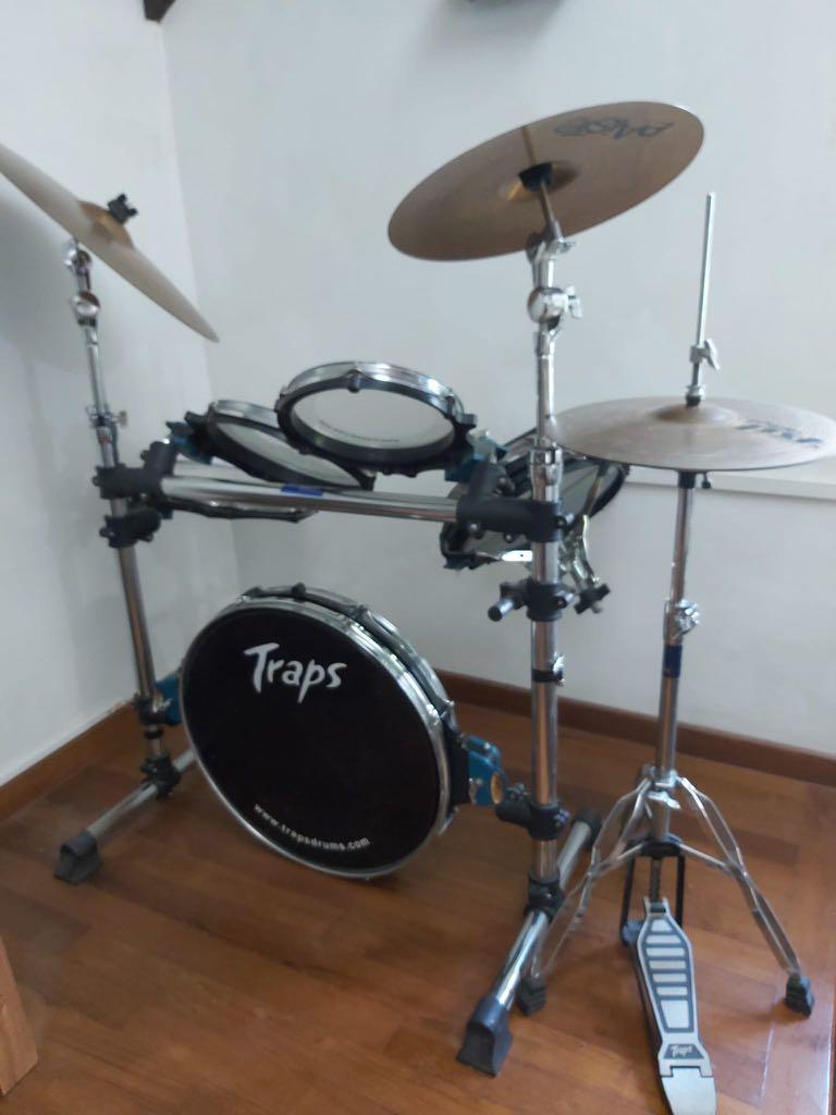 Traps Drum Set, Hobbies & Toys, Music & Media, Musical Instruments on Carousell