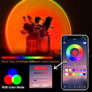 [💡🌇🌅 🌆🌈💥攪攪新氣氛] USB APP控制+遙控器5W 16色RGB日落燈  gawckp USB APP Control + Remote Control 5W 16 Colors RGB Sunset Lamp 裝飾燈 露營燈 補光燈 植物補光燈 閃光燈 氣氛燈 自拍補光燈 rgb補光燈 彩虹燈 投影燈 攝影燈 星空燈 月球燈 氛圍燈 打光燈 atmosphere light