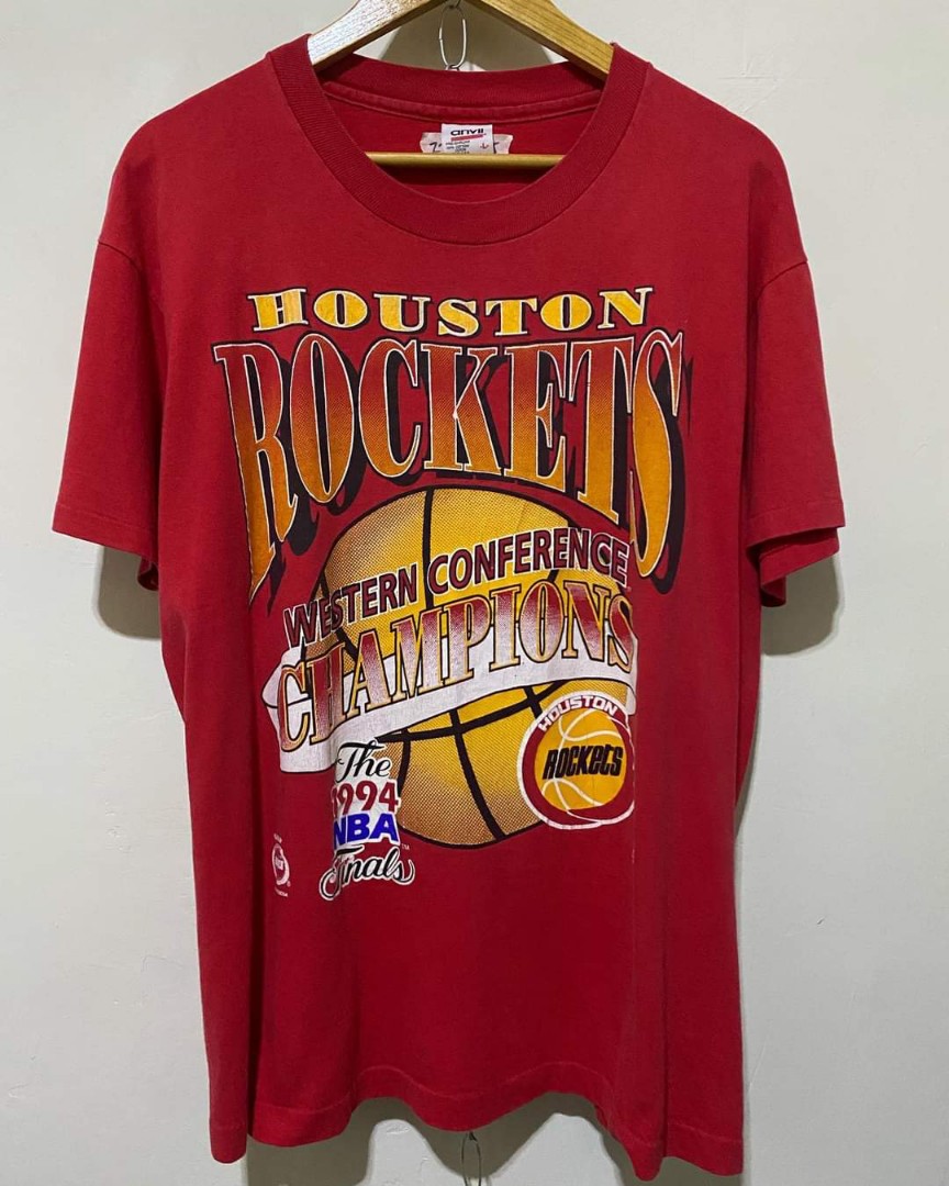 Vintage Houston Rockets 1994 NBA Finals, Men's Fashion, Tops & Sets ...