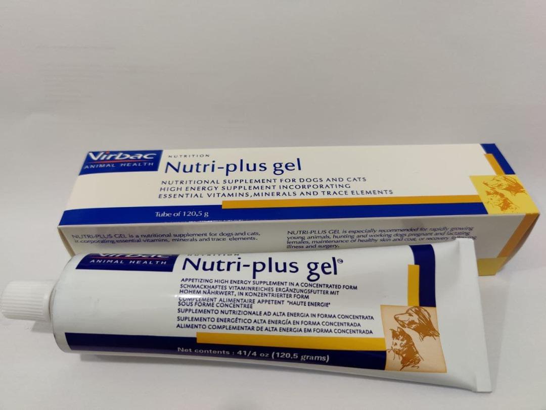 VIRBAC NUTRI PLUS GEL PET NUTRITION PET VITAMIN 120g Pet