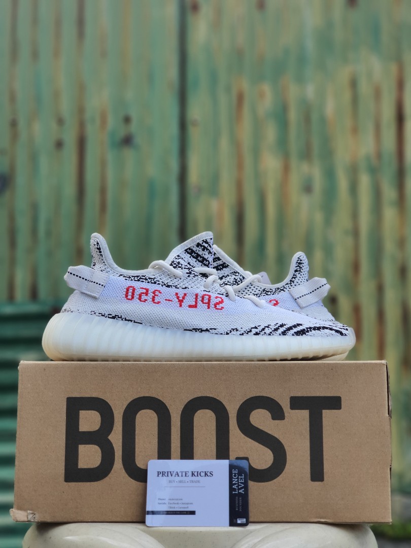 yeezy zebra size 9