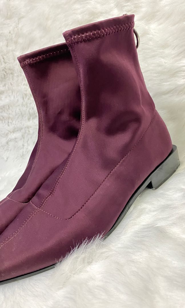Zara shop purple boots