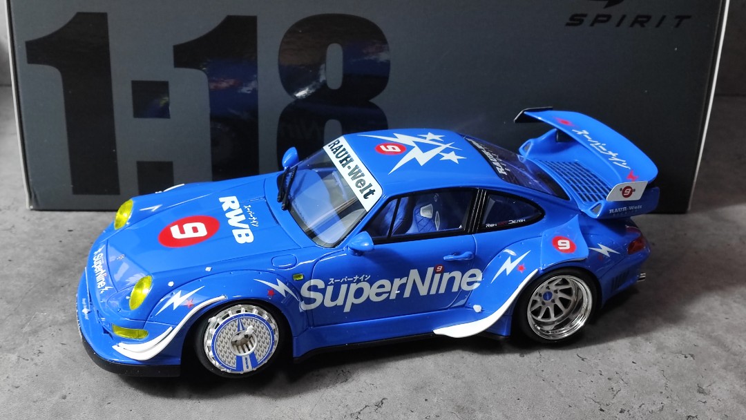 1:18 GT spirit Porsche 911 RWB Supernine HK, 興趣及遊戲, 玩具