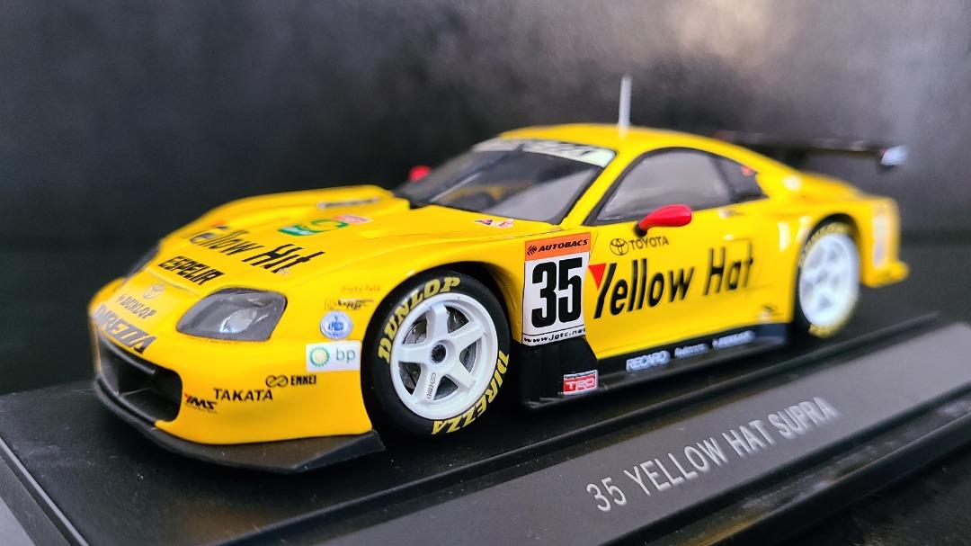 1/43 1:43 順豐包郵Ebbro Toyota Supra JGTC 2004 #35 Yellow Hat