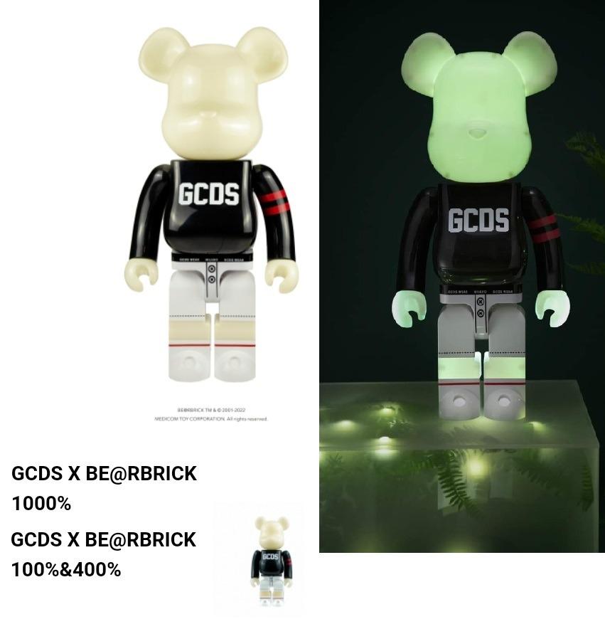 Medicom Toy Bearbrick 1000% GCDS - Black