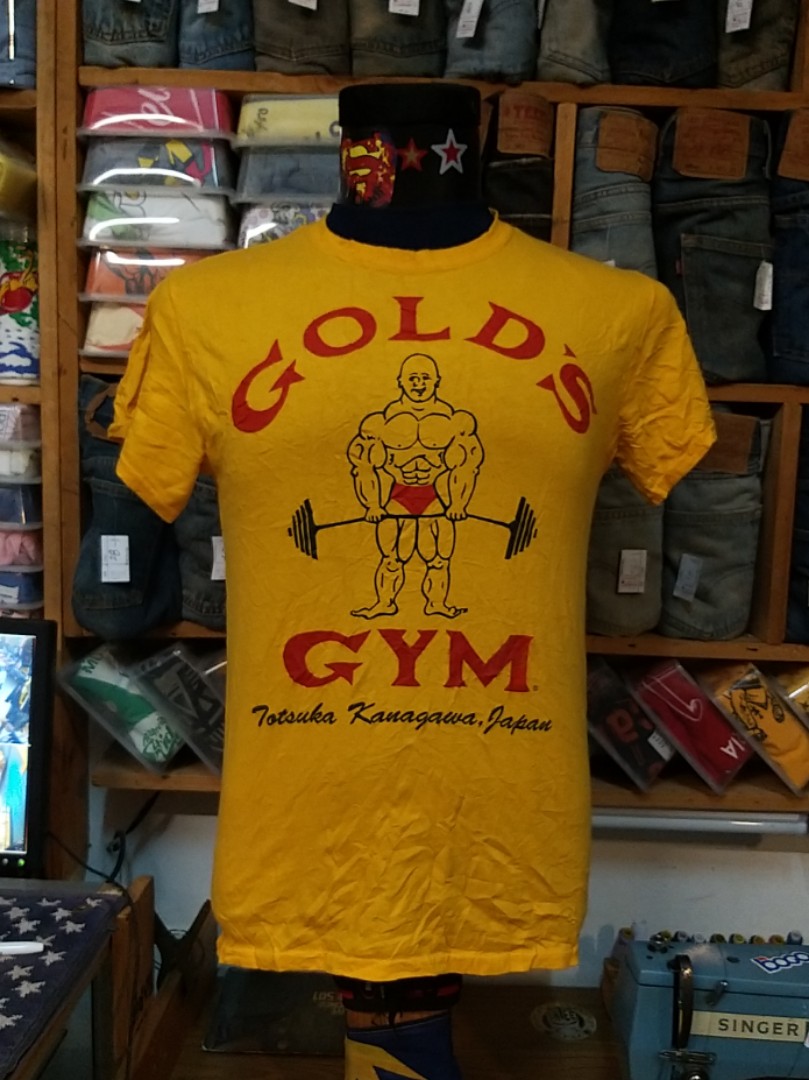 2574 Gold Gym Tshirt, Men's Fashion, Tops & Sets, Tshirts & Polo Shirts ...