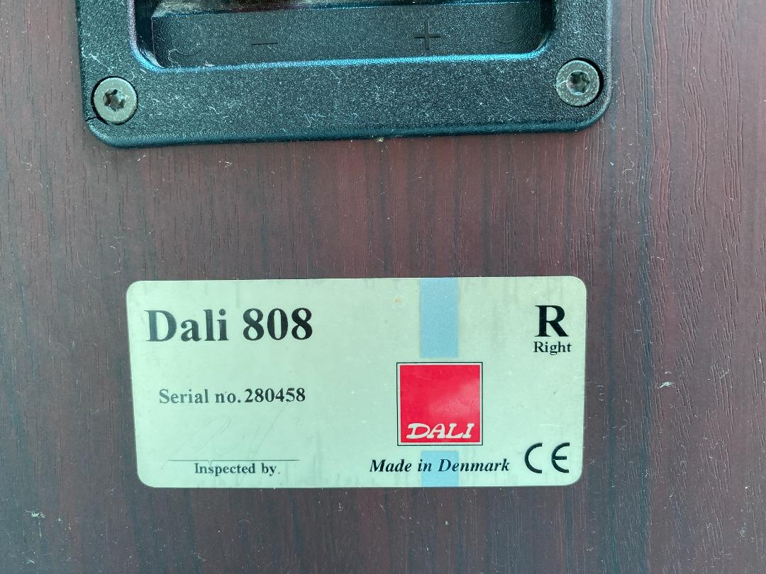 丹麥原裝進口 DALI 808 雙8吋 三音路 4單體 落地喇叭一對  品項不錯~聽音樂/看電影 的好選擇 丹麥製造~ 照片瀏覽 7