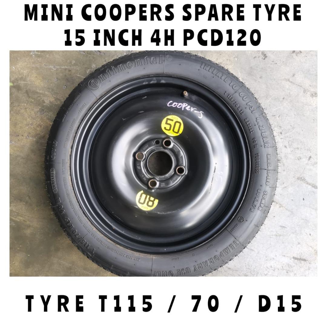 Mini cooper sale spare tyre