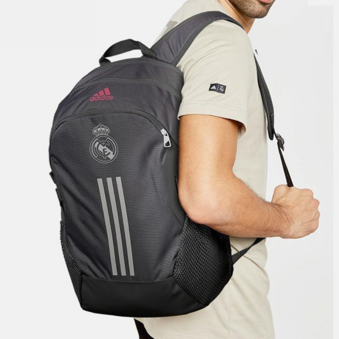 Adidas Real Madrid Backpack Football Grey FR9738 Men s Fashion