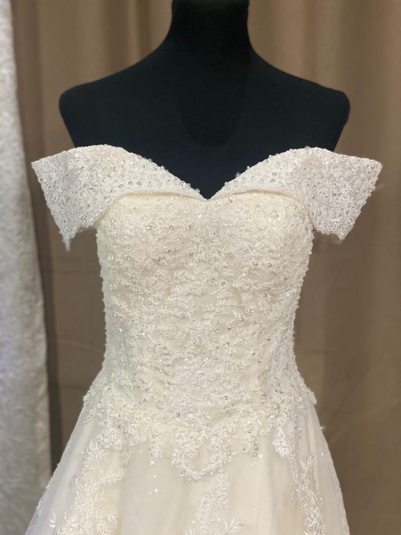 Affordable Elegant Wedding Gown, Women's Fashion, Dresses & Sets