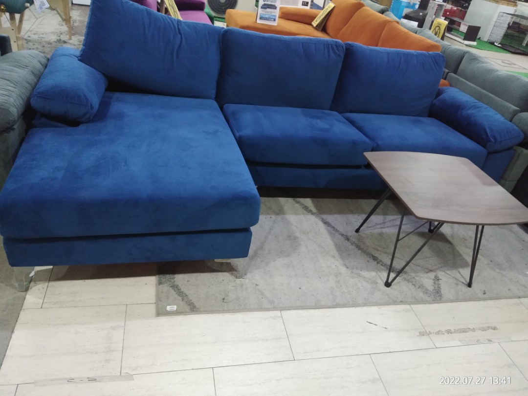 Amanda Modern velvet large Sectional Sofa Mode of payment Cash