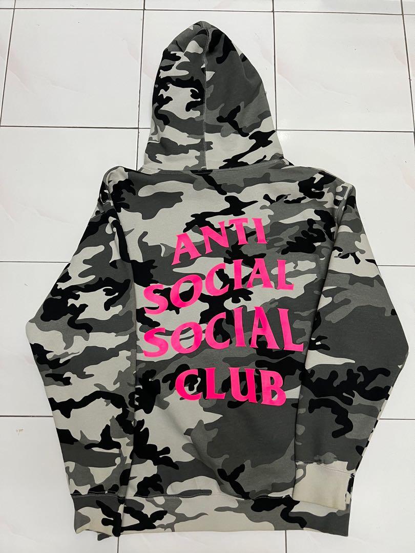 Anti social social club camo sale pink