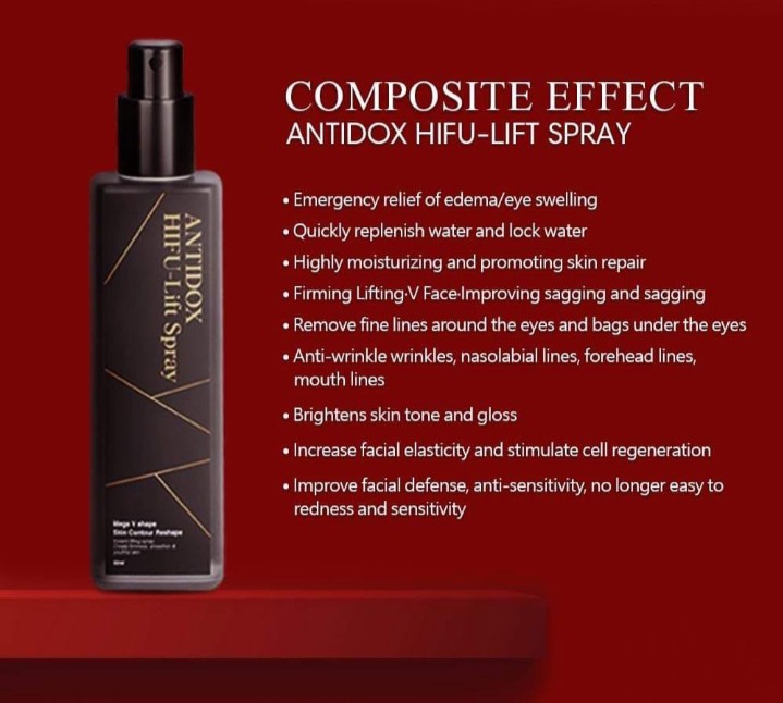 Antidox hifu lift spray, Beauty & Personal Care, Face, Face Care on ...