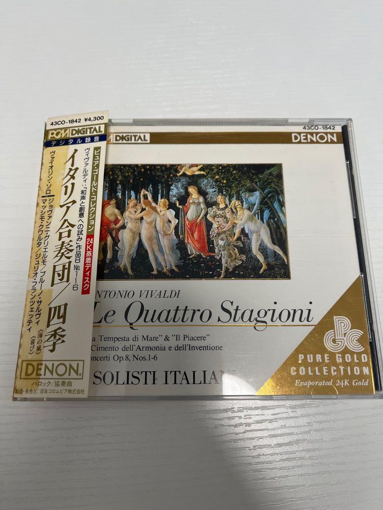 ネコポス可 CD 純金24K Antonio Vivaldi CD Four Seasons 四季 24K 廃盤-