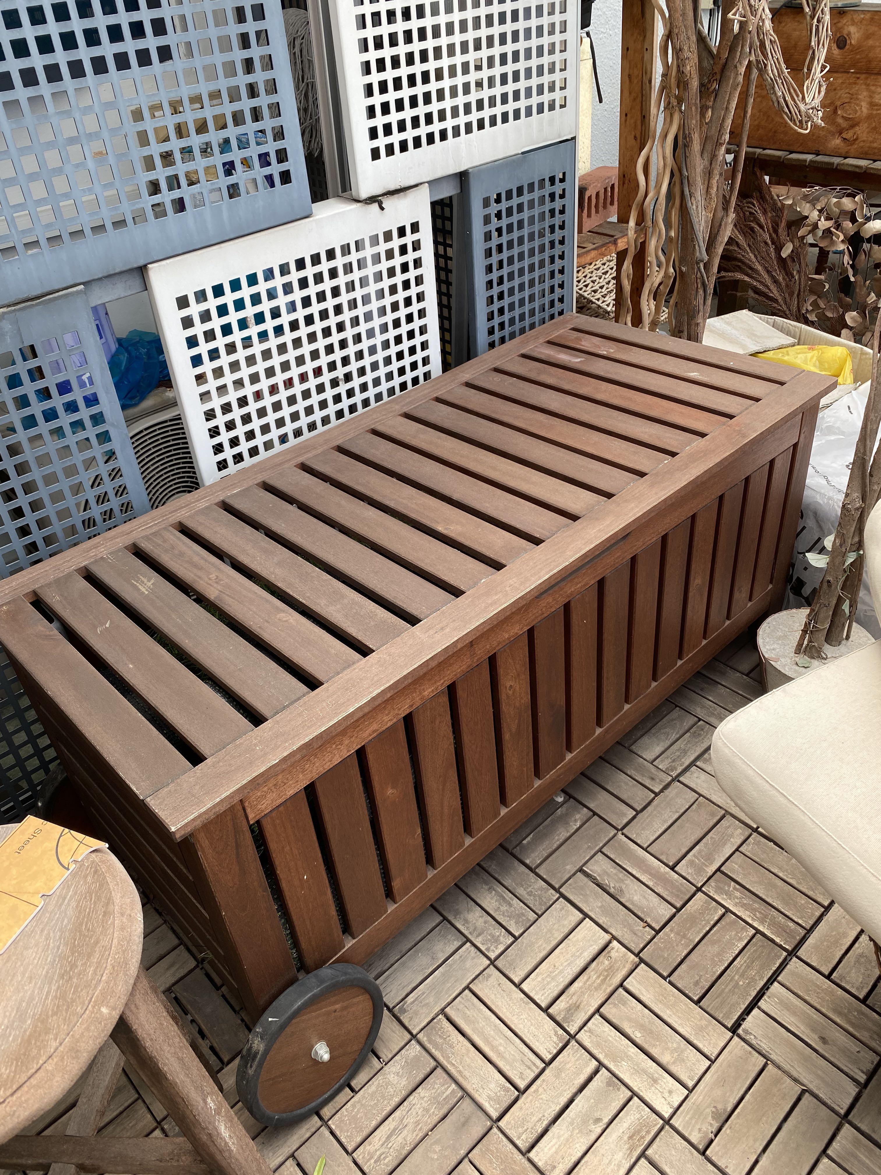 IKEA Applaro outdoor storage bench, Furniture & Home Living, Furniture, Other Home Furniture on