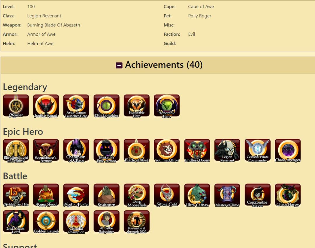 AQW Account, Video Gaming, Video Games, Others on Carousell