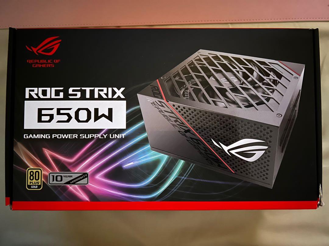 Asus Rog strix 650W電源gold 650G, 電腦＆科技, 桌上電腦- Carousell