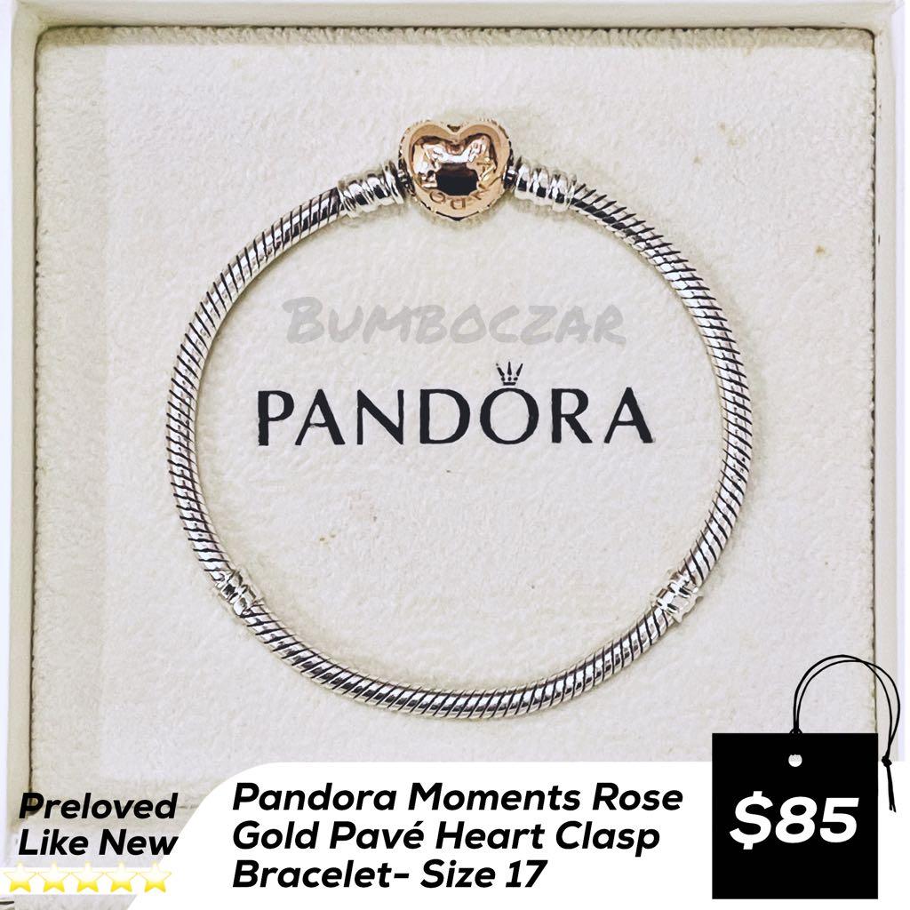Authentic Pandora Moments Rose Gold 