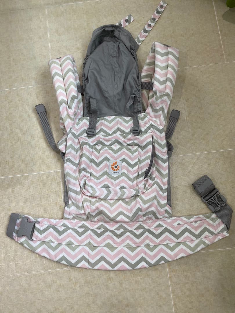 Pink and grey chevron deals ergo