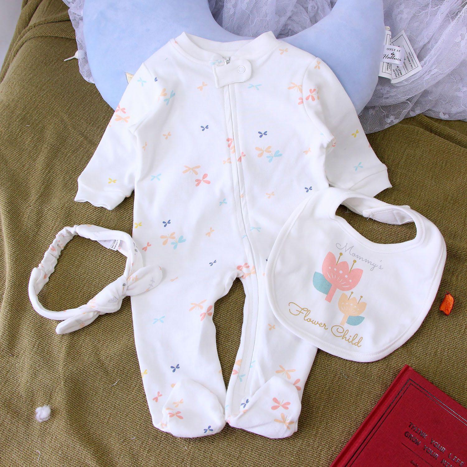 Newborn girl sleepsuits outlet
