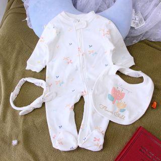 Baby girl sleepsuits 3pc set gift