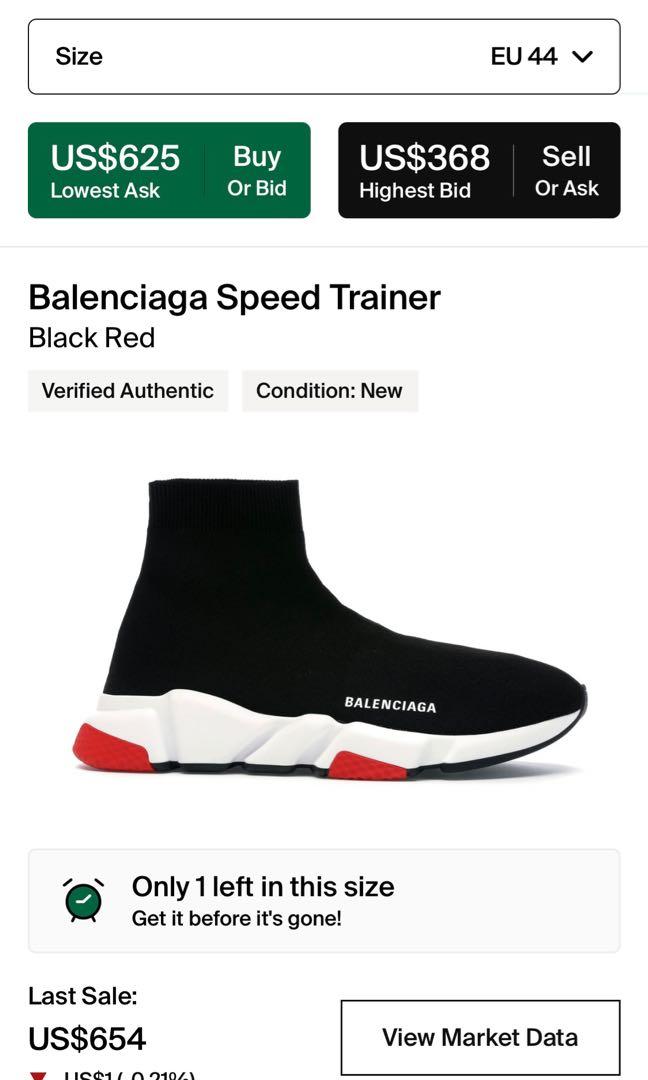Balenciaga Speed Trainer Black Red