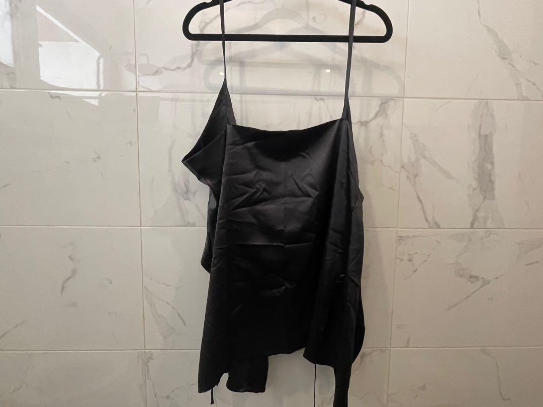 Tie-back black top (Category: Others Tops) located in Quezon City. Submitted by EssentialsPh_ (Listing ID 1175024429, Image 1). Description: .