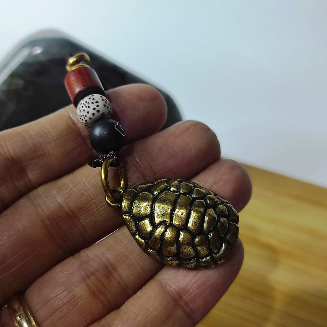 Brass Turtle Back Symbol of Protection and Prosperity Lucky Key Chain ...