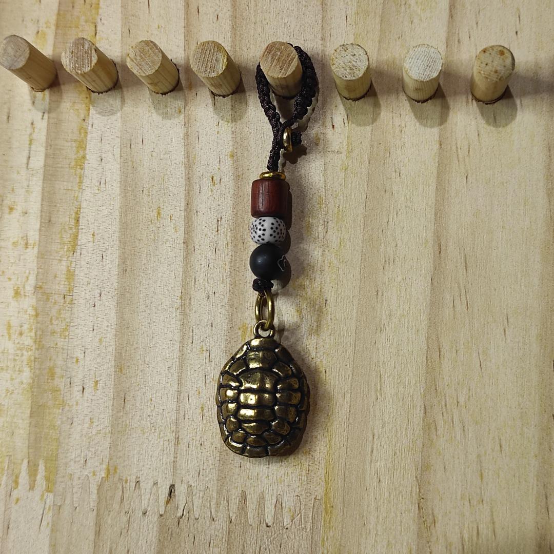 Brass Turtle Back Symbol of Protection and Prosperity Lucky Key Chain ...