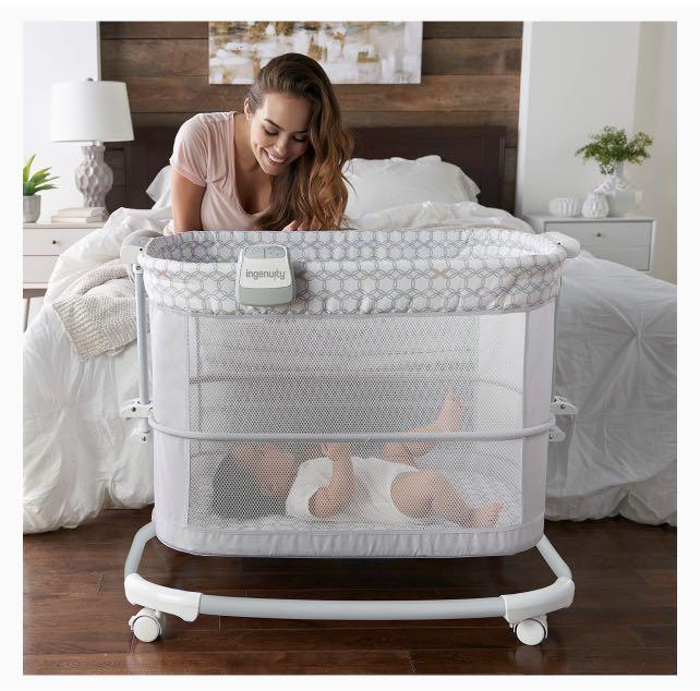 Bright Starts BS10197 Bright Starts Dream Grow Bedside Bassinet Dalton Babies Kids Baby Nursery Kids Furniture Cots Cribs on Carousell