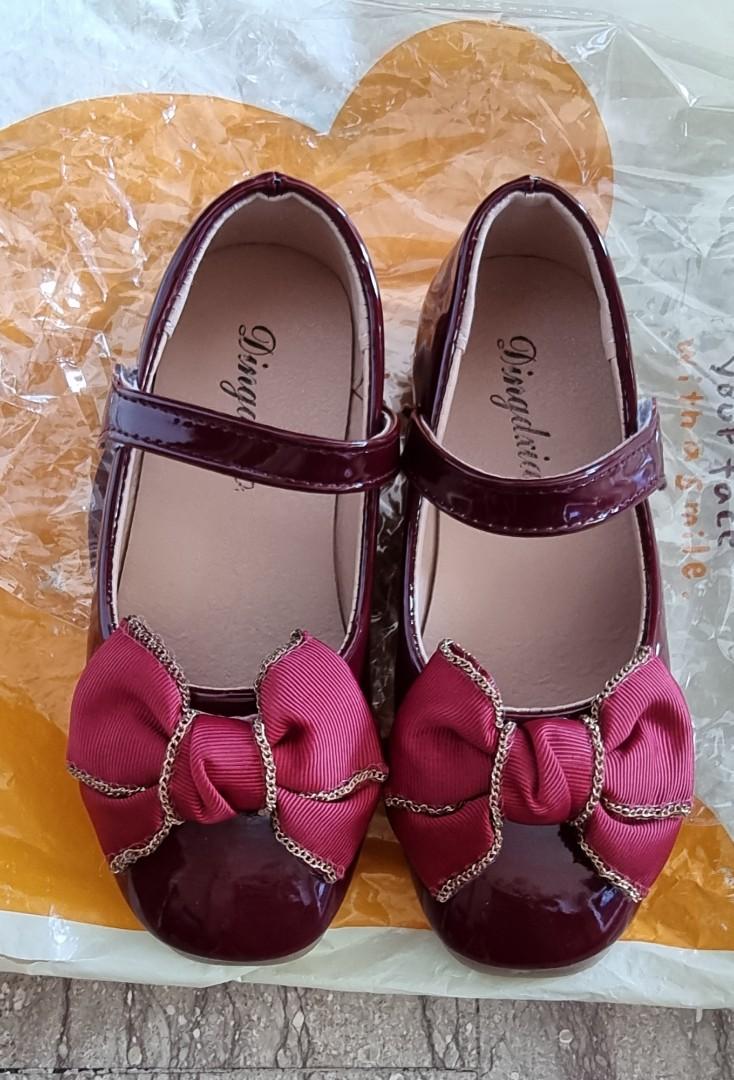 Girls shoes red colour top