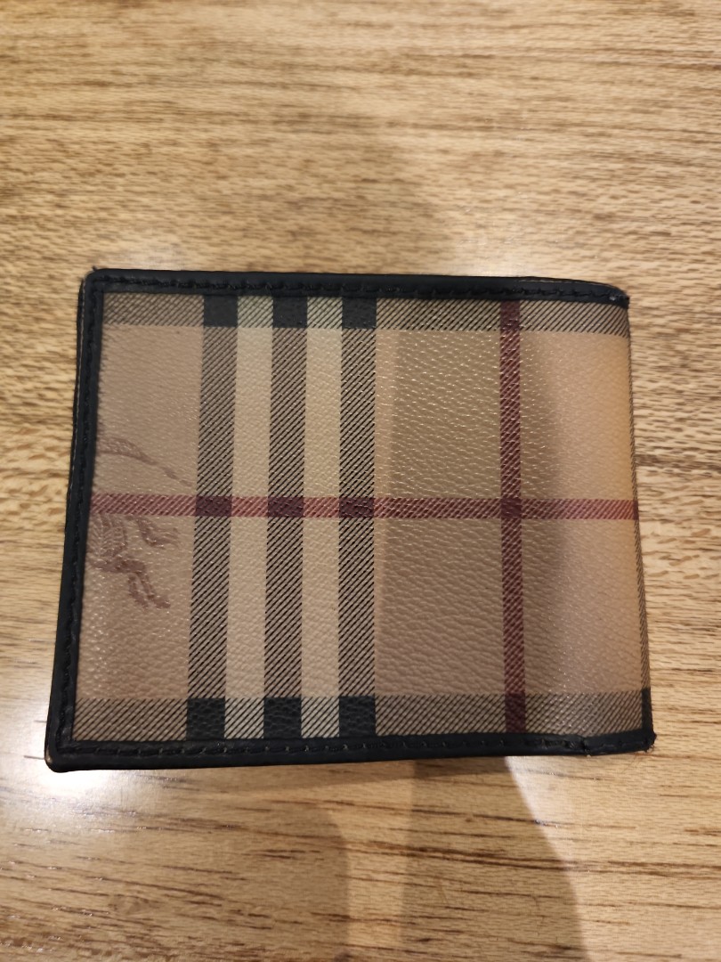 Fake burberry wallet best sale mens