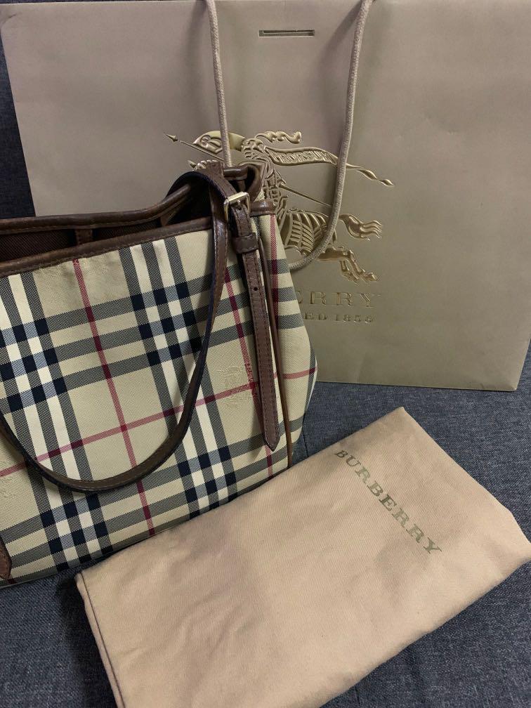 Burberry Tote bag, Luxury, Bags & Wallets on Carousell