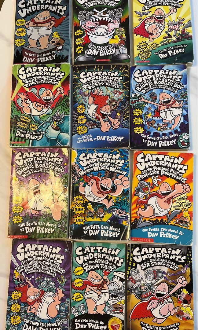 Captain Underpants 漫画12冊セット マイヤペン対応 お買い得品 - 絵本 