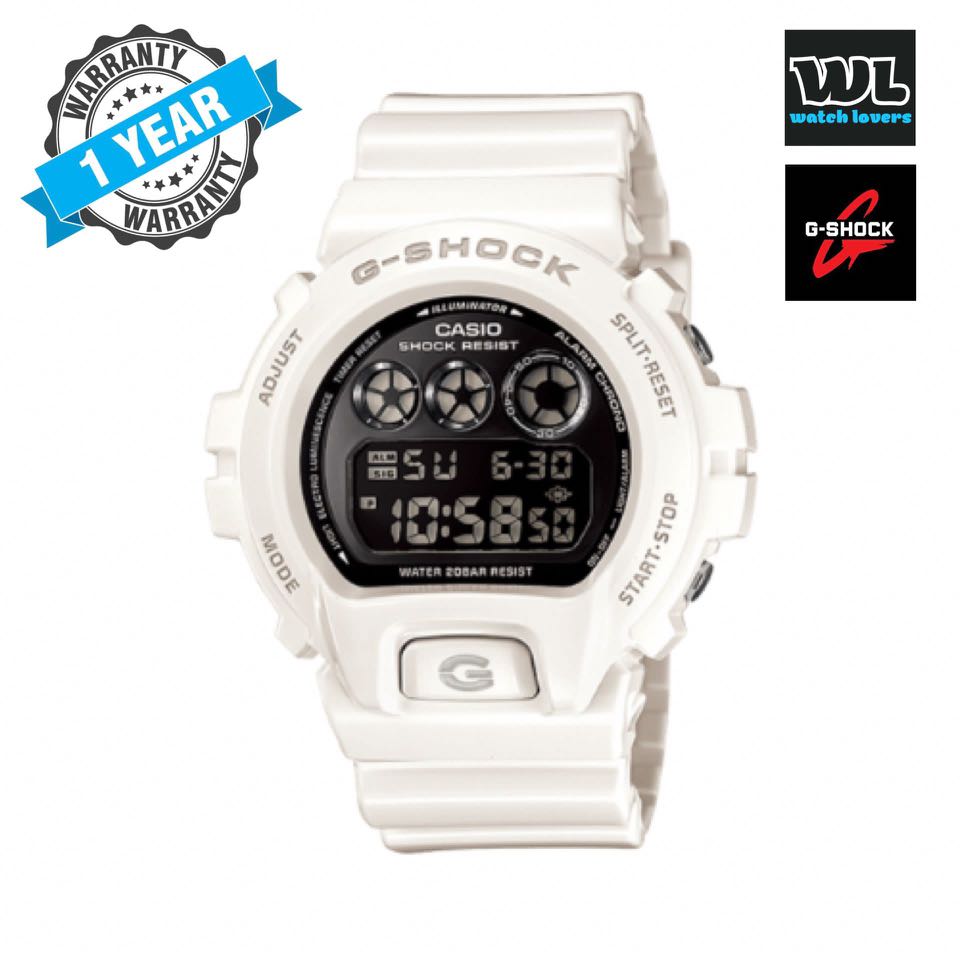 G shock dw white top