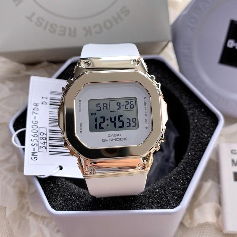 Casio G Shock GM S5600G 7D Down Sized Model Polish Gold Ion Plated