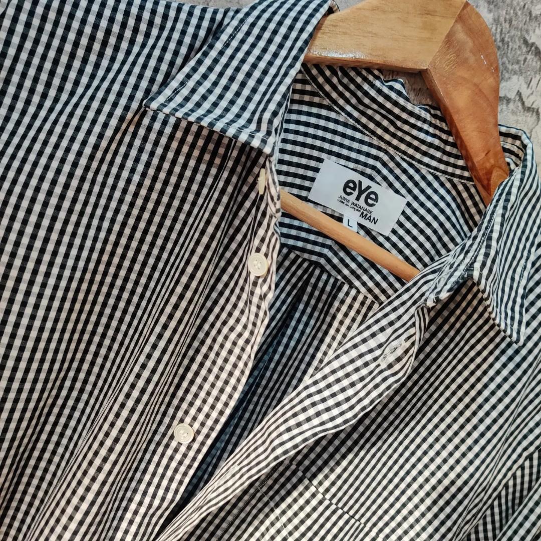 CDG COMME des GARÇONS Junya Watanabe Man (Category: Formal Shirts) located in Quezon City. Submitted by 110collectionsph (Listing ID 1175023794, Image 1). Description: NEW COLLECTION • COMME des GARÇONS EYE JUNYA WATANABE MAN • P2,000 • NO ISSUE • EXCELLENT CONDITION • 9.8/10 COLOR RATE AND CONDITION LENGTH FRONT: 29.5 LENGTH BACK: 30.5 WIDTH: 21.5 CHEST 16.