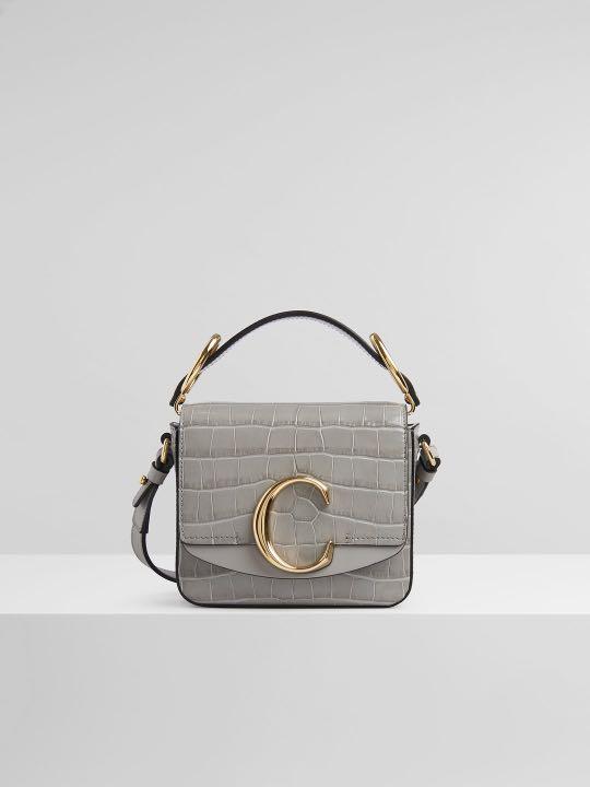 Chloe C Bag Grey Women s Fashion Bags Wallets Cross body