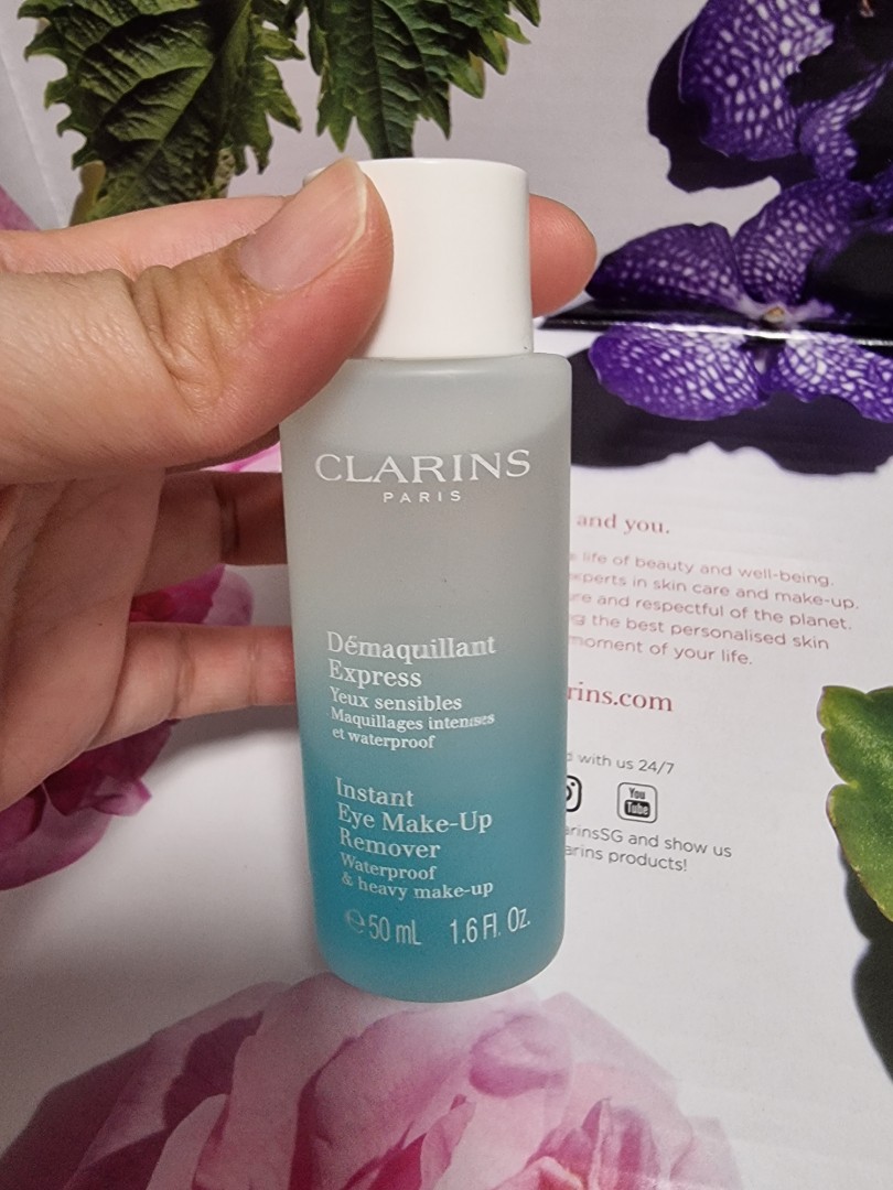Clarins Instant Eye Makeup Remover 50ml, Beauty & Personal Care, Makeup on Carousell